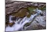 Sacred Dancing Cascade in McDonald Creek in Glacier National Park, Montana, USA-Chuck Haney-Mounted Photographic Print