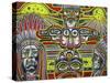 Sacred Ground-Abstract Graffiti-Stretched Canvas