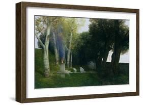Sacred Grove, 1886-Arnold Bocklin-Framed Giclee Print