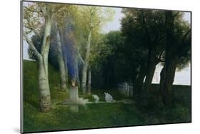 Sacred Grove, 1886-Arnold Bocklin-Mounted Giclee Print