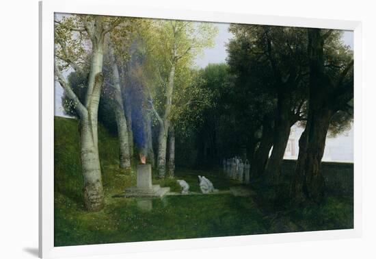 Sacred Grove, 1886-Arnold Bocklin-Framed Giclee Print