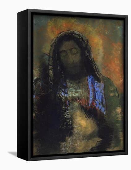 Sacred Heart, 1910-Odilon Redon-Framed Stretched Canvas