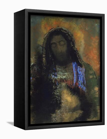 Sacred Heart, 1910-Odilon Redon-Framed Stretched Canvas