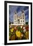 Sacred Heart Basilica and Flowers, South Canterbury, New Zealand-David Wall-Framed Photographic Print