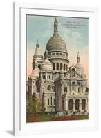 Sacred Heart Basilica, Montmartre-null-Framed Art Print