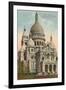 Sacred Heart Basilica, Montmartre-null-Framed Art Print