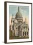 Sacred Heart Basilica, Montmartre-null-Framed Art Print