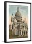 Sacred Heart Basilica, Montmartre-null-Framed Art Print