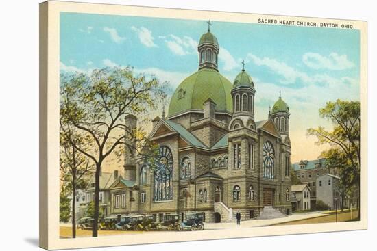 Sacred Heart Church, Dayton-null-Stretched Canvas