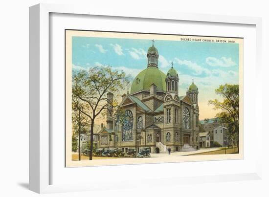 Sacred Heart Church, Dayton-null-Framed Art Print