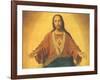 Sacred Heart of Jesus, 1965-null-Framed Giclee Print