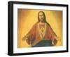 Sacred Heart of Jesus, 1965-null-Framed Giclee Print