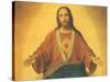 Sacred Heart of Jesus, 1965-null-Stretched Canvas