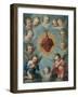 Sacred Heart of Jesus Surrounded by Angels, c.1775-Jose de or Joseph Paez-Framed Giclee Print