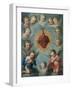 Sacred Heart of Jesus Surrounded by Angels, c.1775-Jose de or Joseph Paez-Framed Giclee Print