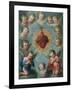 Sacred Heart of Jesus Surrounded by Angels, c.1775-Jose de or Joseph Paez-Framed Giclee Print