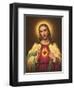 Sacred Heart of Jesus-null-Framed Art Print