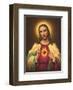 Sacred Heart of Jesus-null-Framed Art Print