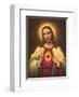 Sacred Heart of Jesus-null-Framed Art Print