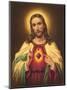 Sacred Heart of Jesus-null-Mounted Art Print