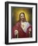 Sacred Heart of Jesus-Vittorio Bianchini-Framed Giclee Print