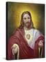 Sacred Heart of Jesus-Vittorio Bianchini-Stretched Canvas