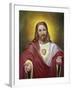 Sacred Heart of Jesus-Vittorio Bianchini-Framed Giclee Print