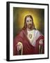 Sacred Heart of Jesus-Vittorio Bianchini-Framed Giclee Print