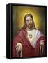 Sacred Heart of Jesus-Vittorio Bianchini-Framed Stretched Canvas