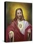 Sacred Heart of Jesus-Vittorio Bianchini-Stretched Canvas