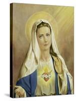 Sacred Heart of Mary-Luberoff-Stretched Canvas