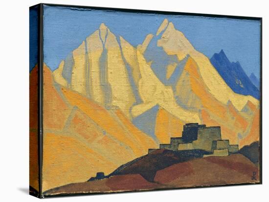 Sacred Himalayas, 1933 (Tempera on Canvas Laid on Panel)-Nicholas Roerich-Stretched Canvas