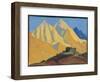 Sacred Himalayas, 1933 (Tempera on Canvas Laid on Panel)-Nicholas Roerich-Framed Giclee Print