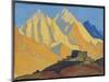 Sacred Himalayas, 1933 (Tempera on Canvas Laid on Panel)-Nicholas Roerich-Mounted Giclee Print