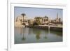 Sacred Lake (Foreground), Karnak Temple, Luxor, Thebes, Egypt, North Africa, Africa-Richard Maschmeyer-Framed Photographic Print