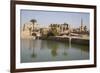 Sacred Lake (Foreground), Karnak Temple, Luxor, Thebes, Egypt, North Africa, Africa-Richard Maschmeyer-Framed Photographic Print