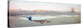 Sacred Lake, Karnak, Egypt, C1900-Robert Talbot Kelly-Stretched Canvas