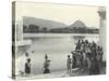 Sacred Lake of Pushkar, Near Ajmer, January 1912-English Photographer-Stretched Canvas