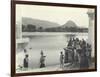 Sacred Lake of Pushkar, Near Ajmer, January 1912-English Photographer-Framed Photographic Print