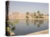 Sacred Lake, Temples of Karnak, Karnak, Near Luxor, Thebes, UNESCO World Heritage Site, Egypt-Philip Craven-Stretched Canvas