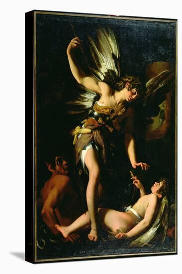 Sacred Love and Profane Love-Giovanni Baglione-Stretched Canvas