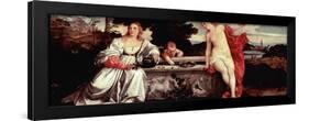 Sacred Love and Secular Love Painting by Tiziano Vecellio Called Titian (1490-1576) 1515 Approx. Su-Titian (c 1488-1576)-Framed Giclee Print