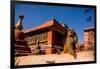 Sacred Monkey Temple, Kathmandu, Nepal, Asia-Laura Grier-Framed Photographic Print