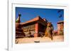 Sacred Monkey Temple, Kathmandu, Nepal, Asia-Laura Grier-Framed Photographic Print