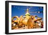 Sacred Monkey Temple (Swayambhunath Temple), UNESCO World Heritage Site, Kathmandu, Nepal, Asia-Laura Grier-Framed Photographic Print