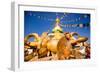 Sacred Monkey Temple (Swayambhunath Temple), UNESCO World Heritage Site, Kathmandu, Nepal, Asia-Laura Grier-Framed Photographic Print