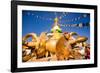 Sacred Monkey Temple (Swayambhunath Temple), UNESCO World Heritage Site, Kathmandu, Nepal, Asia-Laura Grier-Framed Photographic Print