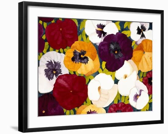 Sacred Pansies-Mary Russel-Framed Giclee Print