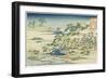 Sacred Pool at Jogaku, C 1832-Katsushika Hokusai-Framed Giclee Print