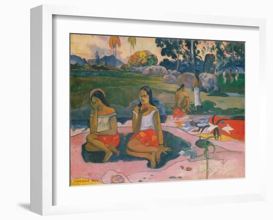 Sacred Spring (Nave Nave Moe), 1894-Paul Gauguin-Framed Giclee Print